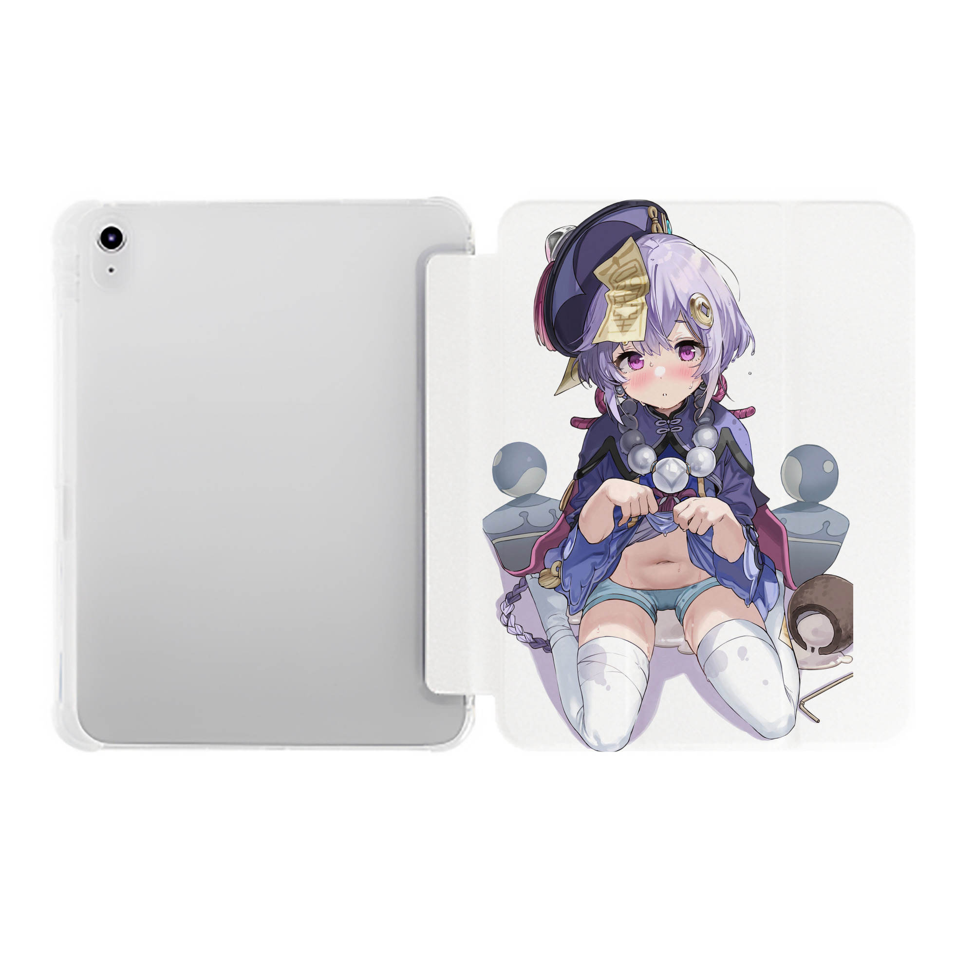 げんし神 七七 なな  genshin Nana IPad ケース ペン収納付き 三つ折りスタンド PUレザー×シリコン 対応機種9.5/10.5/10.9インチ